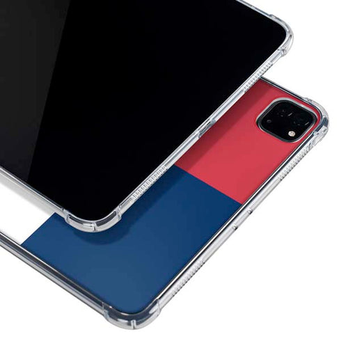 American Flag Color Block iPad Pro 11in (2024) Clear Case