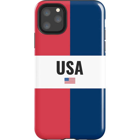 American Flag Color Block iPhone Cases