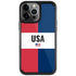 American Flag Color Block iPhone Cases