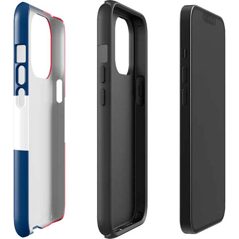 American Flag Color Block iPhone 15 Pro Impact Case