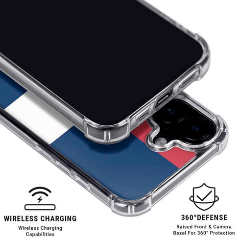 American Flag Color Block iPhone 16 Plus MagSafe Case