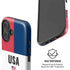 American Flag Color Block iPhone 16 Plus Magsafe Impact Case