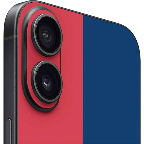 American Flag Color Block iPhone 16 Plus Skin