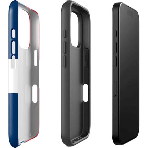 American Flag Color Block iPhone 16 Pro Impact Case