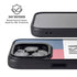 American Flag Color Block iPhone 16 Pro Kickstand Case