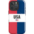American Flag Color Block iPhone 16 Pro Max Magsafe Impact Case