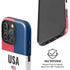 American Flag Color Block iPhone 16 Pro Max Magsafe Impact Case