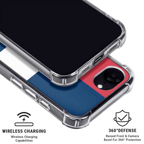 American Flag Color Block iPhone 16e MagSafe Case