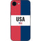 American Flag Color Block iPhone 16e Skin