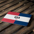 American Flag Color Block Apple MacBook Air Skin