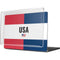 American Flag Color Block MacBook Pro 14in (2021-24) Case plus Skin
