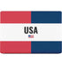 American Flag Color Block MacBook Skins