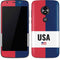 American Flag Color Block Moto E5 Play Skin