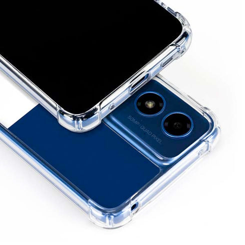 American Flag Color Block Moto G 5G (2024) Clear Case