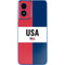 American Flag Color Block Moto G Play 4G (2024) Skin