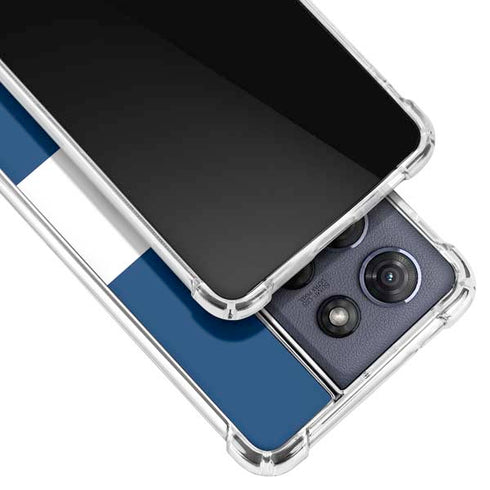 American Flag Color Block Moto G Play 5G (2025) Clear Case