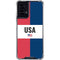 American Flag Color Block Moto G Power 5G (2024) Clear Case