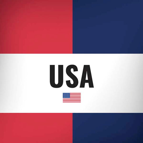 American Flag Color Block Moto G6 Skin