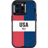American Flag Color Block Otterbox Defender iPhone Skin