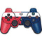 American Flag Color Block PS3 Dual Shock wireless controller Skin
