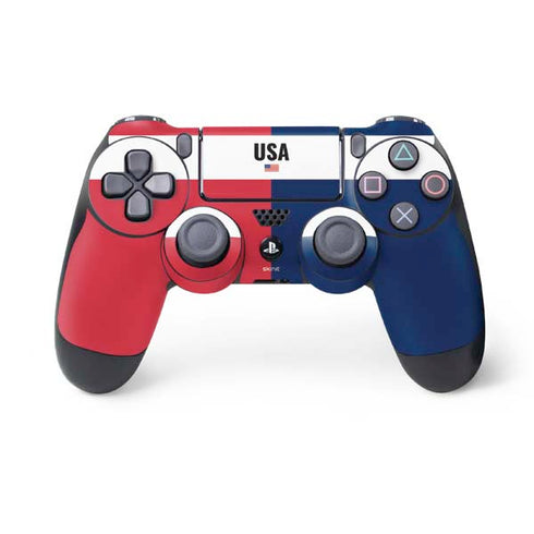 American Flag Color Block PlayStation PS4 Skins