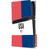 American Flag Color Block PS5 Pro Disk Console Skin