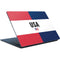 American Flag Color Block Surface Laptop Skin