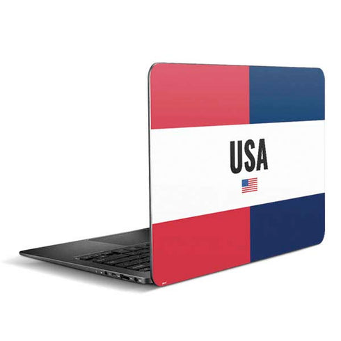 American Flag Color Block Zenbook UX305FA 13.3in Skin