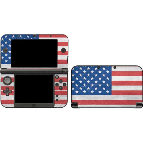 American Flag Distressed Nintendo Skins