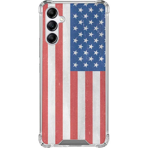 American Flag Distressed Gabb Phone 4 Clear Case