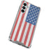 American Flag Distressed Galaxy A16 5G Clear Case