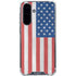 American Flag Distressed Galaxy A36 5G Clear Case
