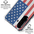 American Flag Distressed Galaxy A36 5G Clear Case