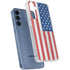 American Flag Distressed Galaxy A55 5G Clear Case