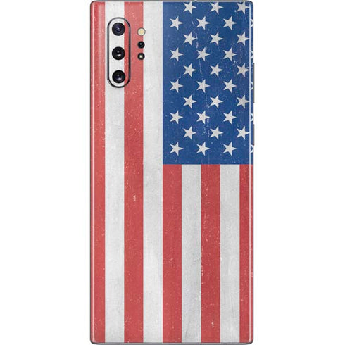 American Flag Distressed Galaxy Note 10 Plus Skin
