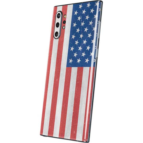American Flag Distressed Galaxy Note 10 Plus Skin