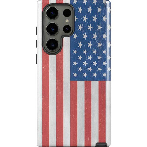 American Flag Distressed Galaxy S23 Ultra Pro Case