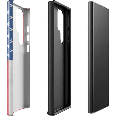 American Flag Distressed Galaxy S23 Ultra Pro Case