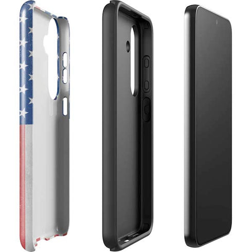 American Flag Distressed Galaxy S25 Impact Case