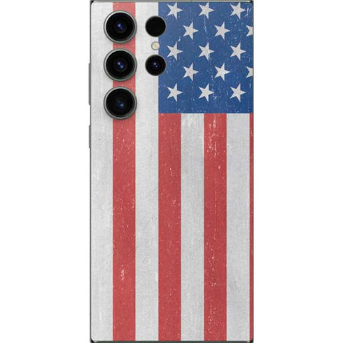 American Flag Distressed Galaxy S24 Ultra Skin