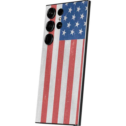 American Flag Distressed Galaxy S24 Ultra Skin