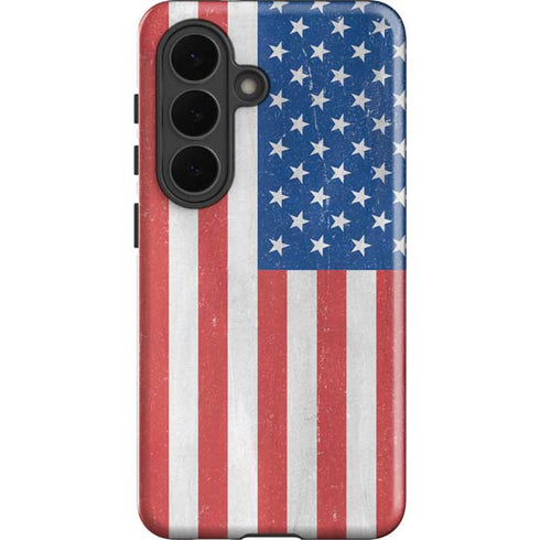 American Flag Distressed Galaxy S26 Impact Case
