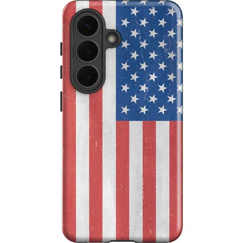 American Flag Distressed Galaxy S26 Plus Impact Case