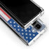 American Flag Distressed Galaxy Z Fold5 5G Clear Case