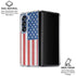 American Flag Distressed Galaxy Z Fold6 Clear Case