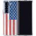 American Flag Distressed Galaxy Z Fold7 Clear Case