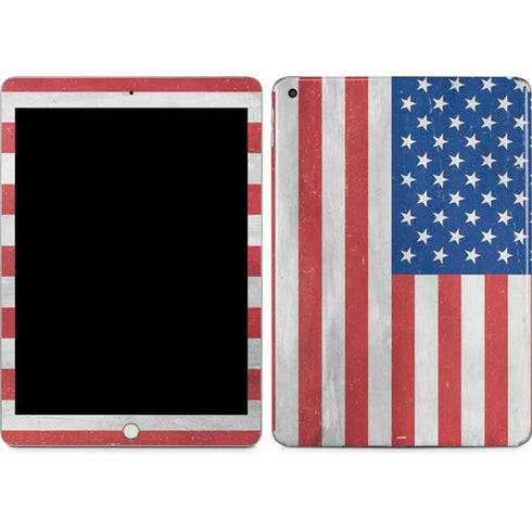 American Flag Distressed Apple iPad Skin