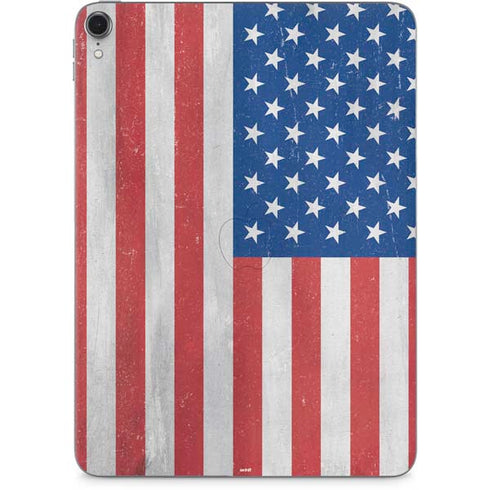 American Flag Distressed Apple iPad Pro Skin
