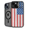 American Flag Distressed iPhone 14 Kickstand Case