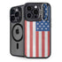 American Flag Distressed iPhone 14 Pro Max Kickstand Case